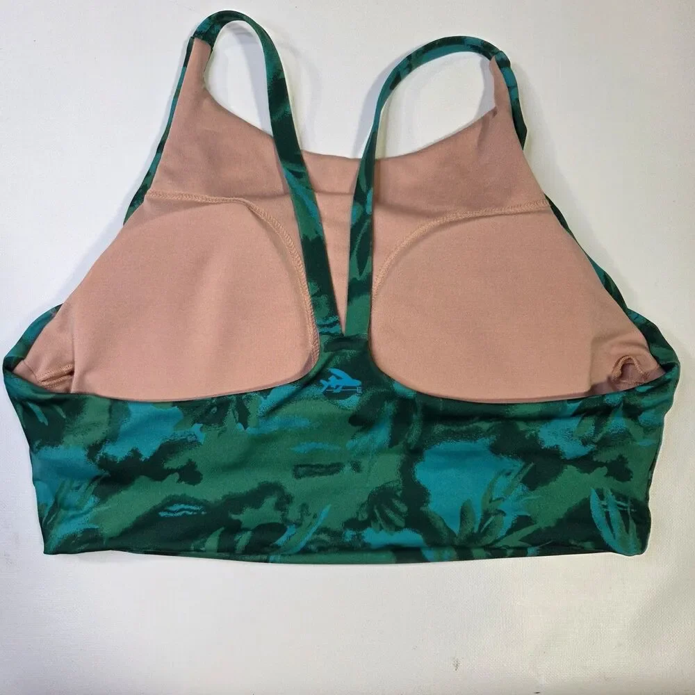 Patagonia Women's Nanogrip Cami Top Cliffs and Waves: Conifer Green S